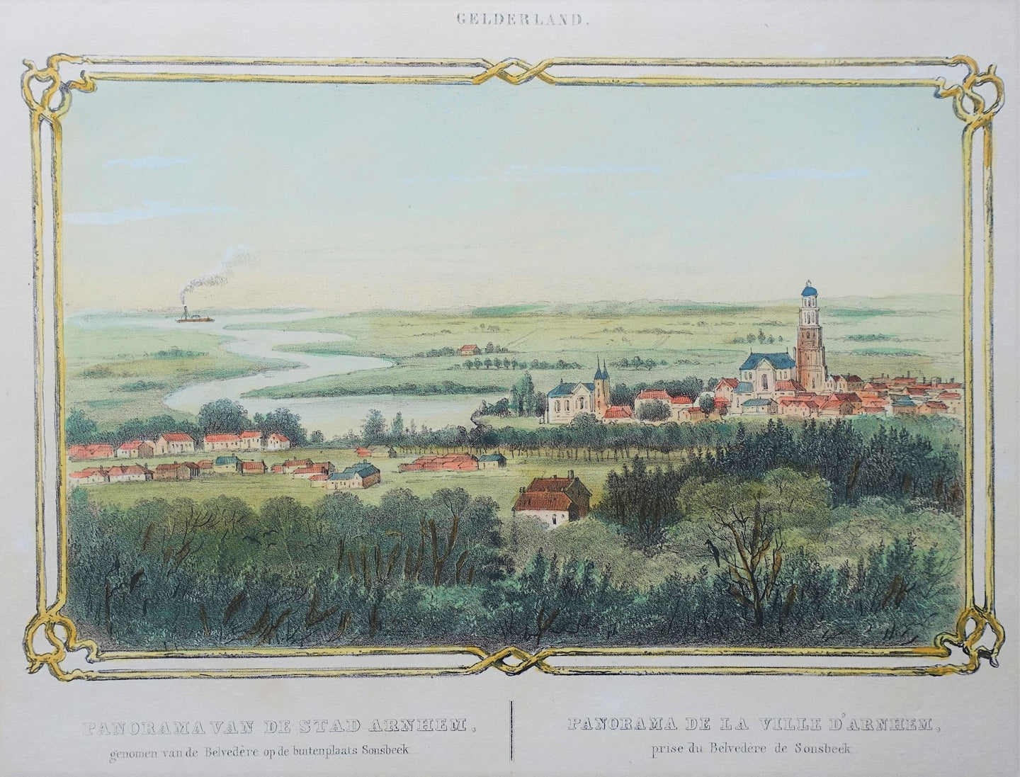 Arnhem Panorama - Wed Huygens - ca. 1860