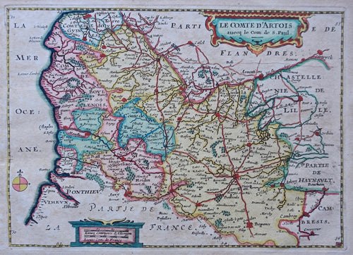 Frankrijk Artesië France Artois - JA Colom - 1660