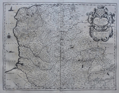 Frankrijk Artesië France Artois - J Janssonius - 1653