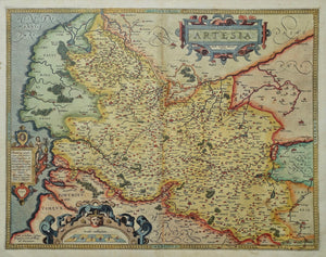 Frankrijk Artesië France Artois - A Ortelius - 1587