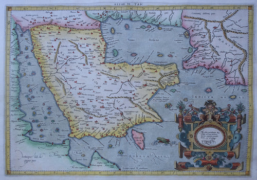 Arabië Arabia Ptolemy map - P Bertius / G Mercator / C Ptolemaeüs - 1618