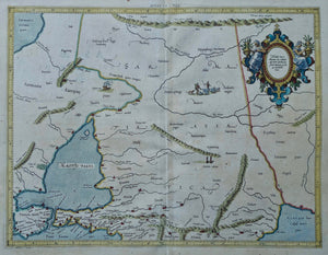 Azië Kaukasus Asia Caucasus Ptolemy map - P Bertius / G Mercator / C Ptolemaeüs - 1618