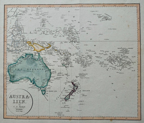 Australië Oceanië Australia Oceania - CG Reichard / F Campe - ca 1820