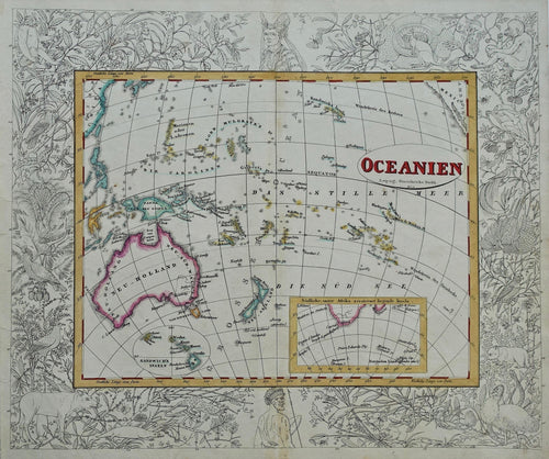 Australië Nieuw Zeeland Pacific Australia New Zealand Oceania - J Beutler  - 1840