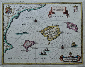 Spanje Balearen Spain - M Merian - circa 1640