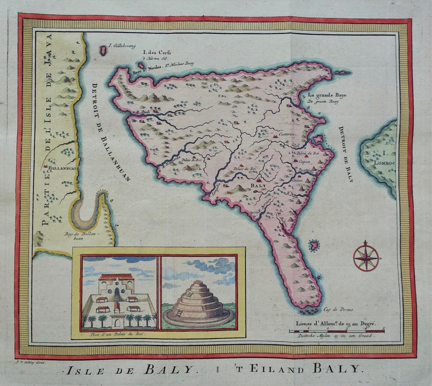 Indonesië Bali Indonesia - J van der Schley / P de Hondt - 1763