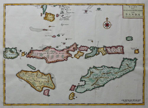 Indonesië zuidwestelijke Banda-eilanden Indonesia Banda Islands - F Valentijn - 1724