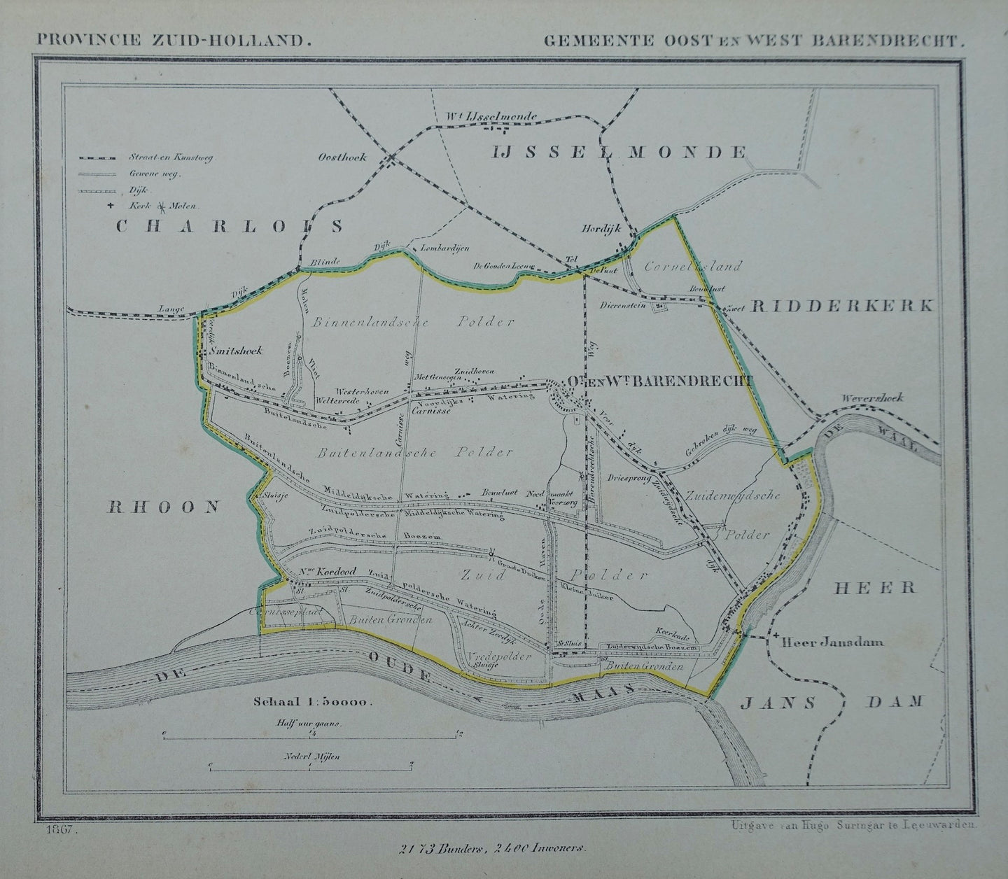 Barendrecht - Kuijper / Suringar - 1867