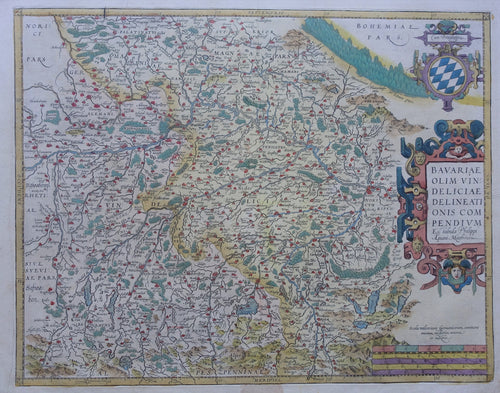 Duitsland Beieren Germany Bayern - A Ortelius - 1579