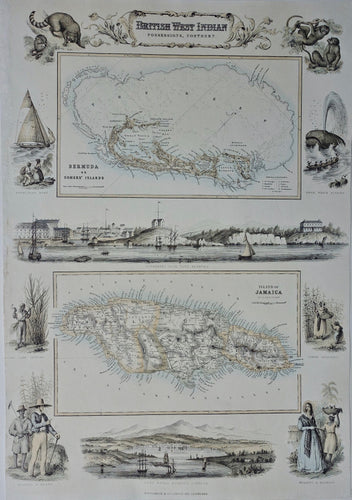 Cariben Bermuda Jamaica - A Fullarton - 1860
