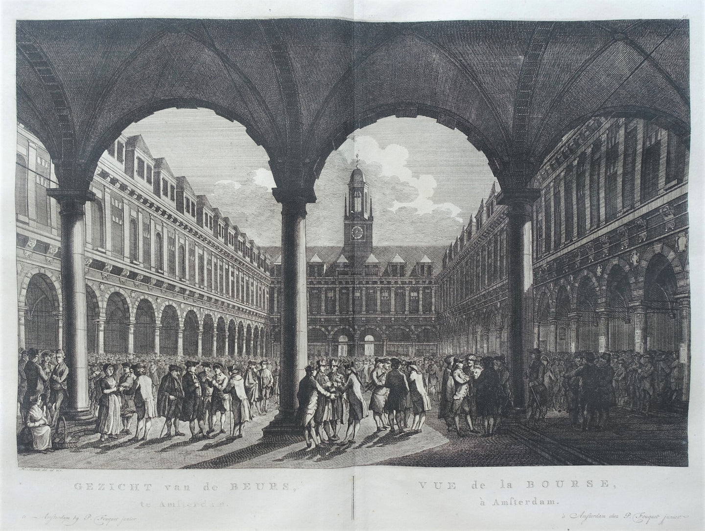 Amsterdam Beurs - P Fouquet - 1783
