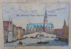 AMSTERDAM Beurs - J Jansz / L Guicciardini - 1613