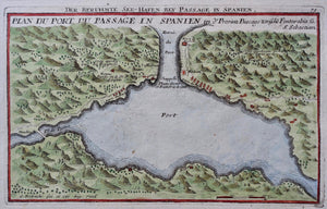Spanje Biskaje Spain Biscay - G Bodenehr - ca. 1725