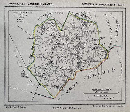 Borkel en Schaft - J Kuijper / H Suringar - ca. 1867