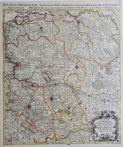 Brabant - Pieter Mortier / Alexis Hubert Jaillot - 1696