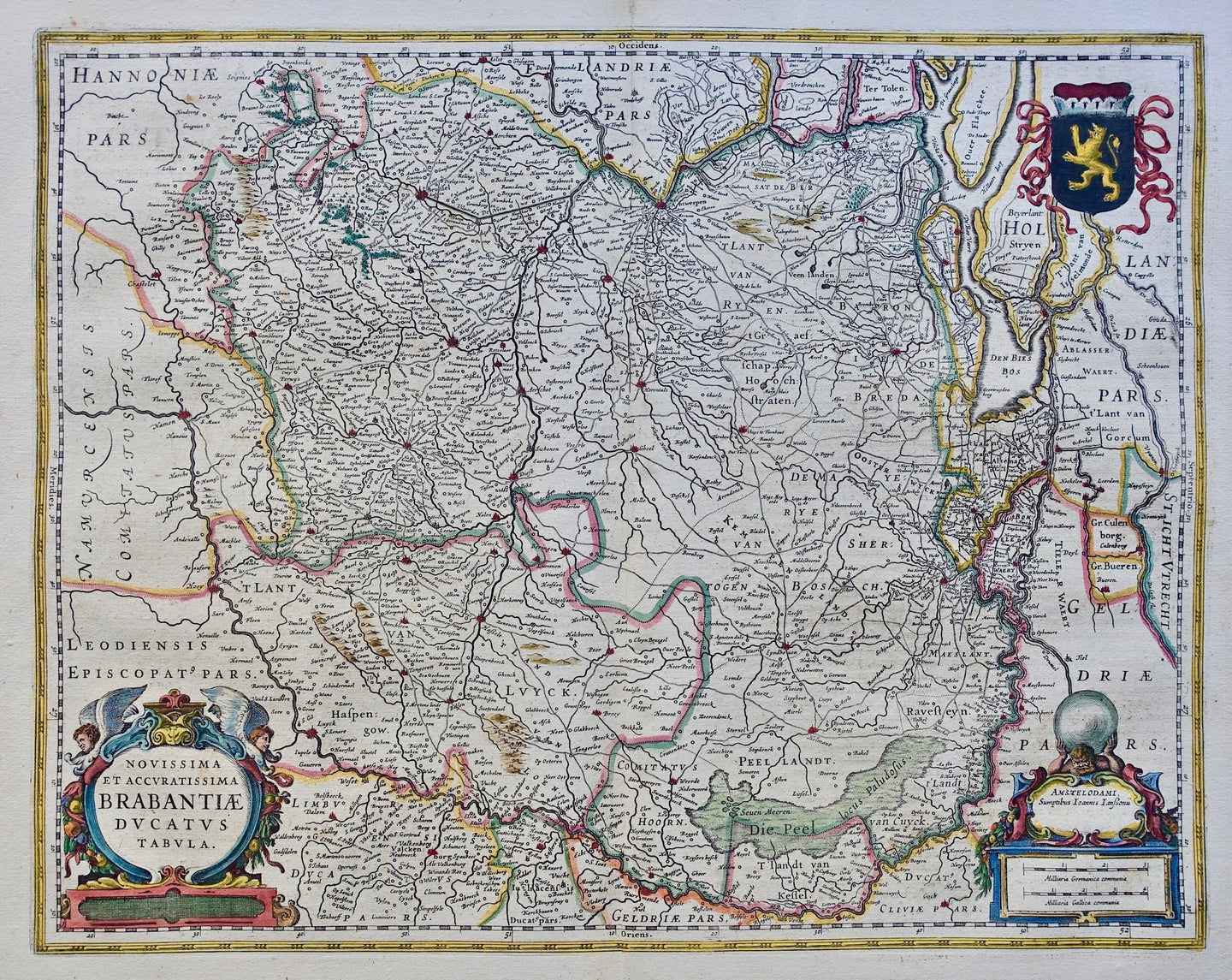 Brabant - J Janssonius - 1653