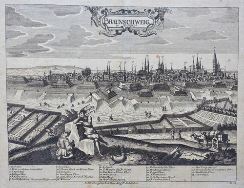 Duitsland Braunschweig Germany - Johann Peter Wolff heirs - circa 1720