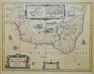 Brazilië - J Janssonius - circa 1650