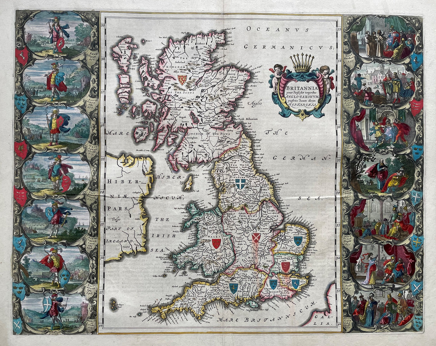 Groot Brittannië British Isles Great Britain - J Blaeu - circa 1659