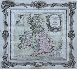 Groot Brittannië Ierland British Isles Great Britain Ireland - Louis Charles Desnos - 1766
