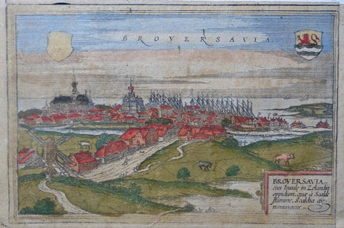 Brouwershaven - G Braun & F Hogenberg - ca 1580