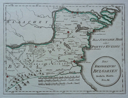 Roemenië Bulgarije Dobroedzja Dobregea Romania Bulgaria Dobruja - FJJ von Reilly - 1790