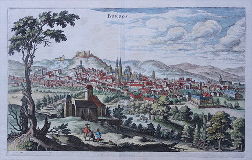Spanje Spain Burgos - M Merian - 1638