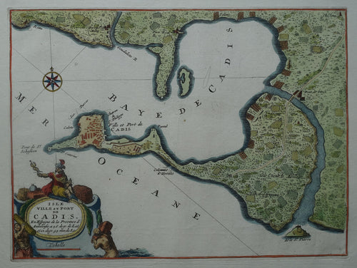 Spanje Spain Cádiz - N de Fer - 1693