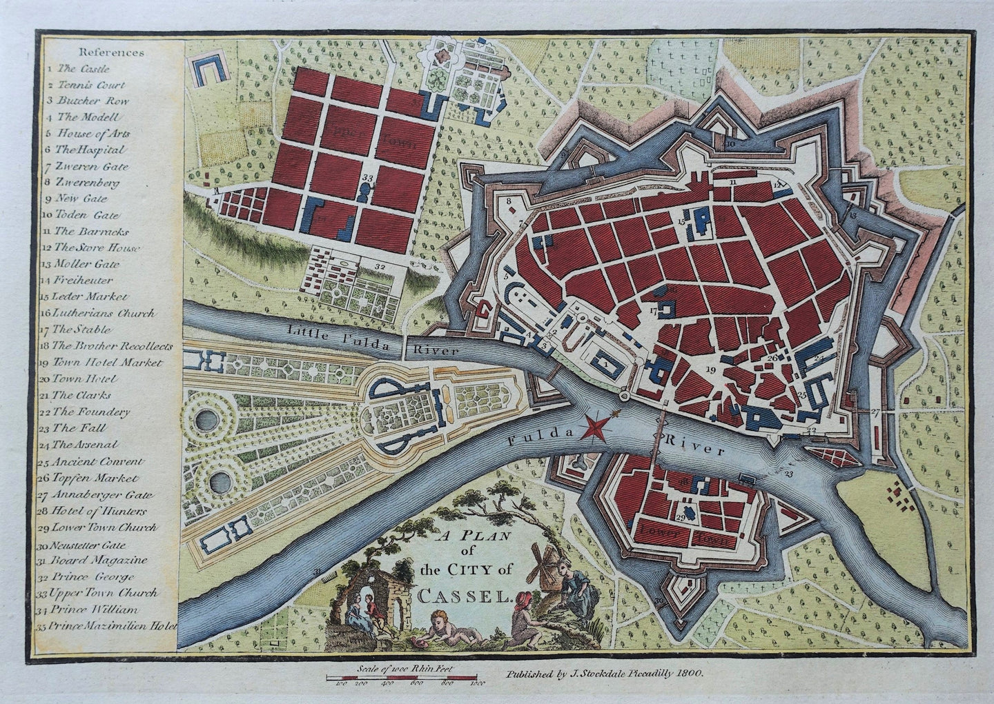 Duitsland Kassel Germany - J Stockdale - 1800