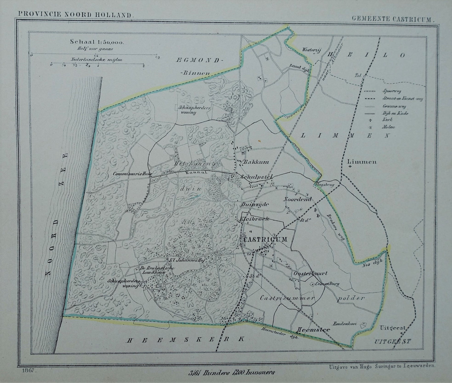 Castricum - J Kuijper / H Suringar - 1867