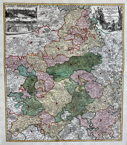 Frankrijk Champagne France - Homann Heirs - 1741