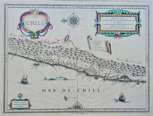Chili Chile - Willem Jansz en Joan Blaeu - 1638