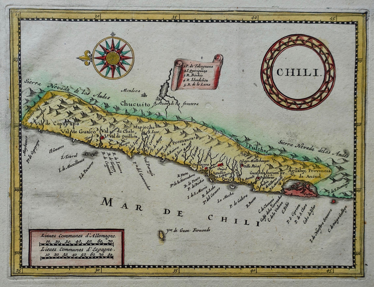 Chili Chile - Pieter van der Aa - circa 1714