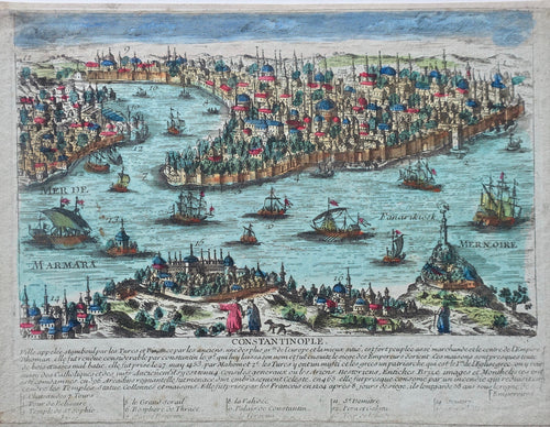 Turkije Istanbul Constantinople Turkey - Jacques Chereau - ca 1725