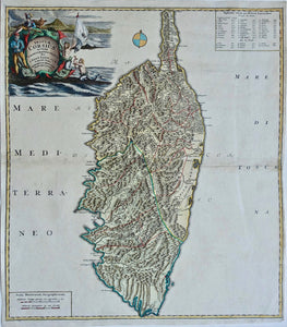 Frankrijk Corsica France - Homann Heirs (Erven Homann) - 1735
