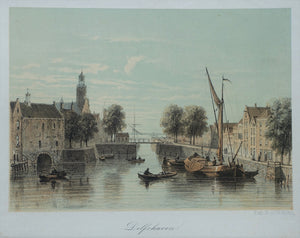 Delfshaven - CW Mieling - 1863