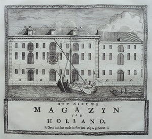 Delft 'Het Nieuwe Magazyn van Holland' - R Boitet - 1729