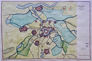 Den Bosch Stadsplattegrond 's-Hertogenbosch - GL Le Rouge - 1747