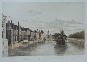 Den Haag Vijverberg 's Gravenhage - CW Mieling - 1863
