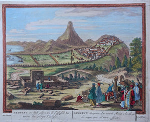 Rusland Russia Derbent - P Schenk - ca 1705
