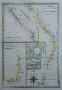 Australië Australia Queensland New South Wales Tasmania - Rigobert Bonne - 1788