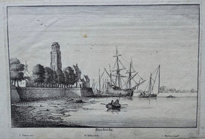 Dordrecht - J Peeters / W Hollar - circa 1660