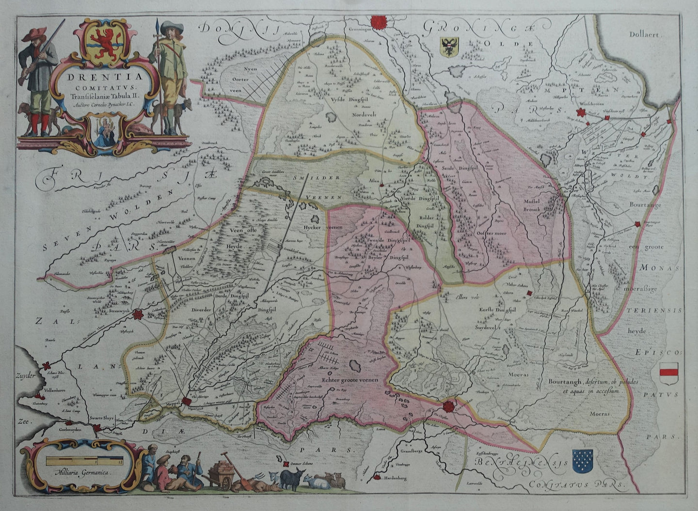 Drenthe - WJ en J Blaeu - 1640