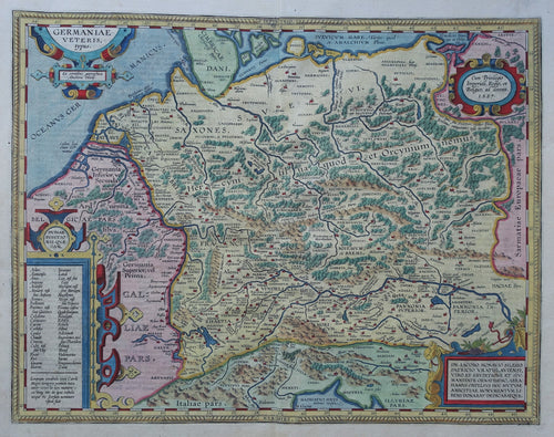 Duitsland Germany - A Ortelius / J Hondius / P Bertius - 1619
