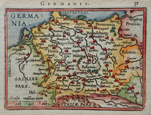 Duitsland Germany - A Ortelius / JB Vrients - 1601