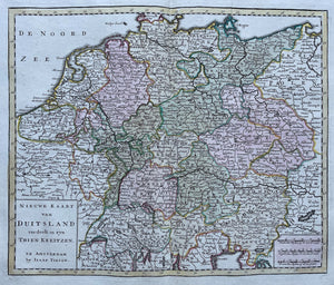 Duitsland Germany -  I Tirion - 1764