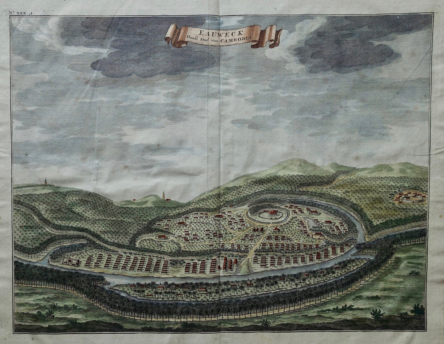 Cambodja Cambodia Lungvek (Lavek) - F Valentijn - 1724