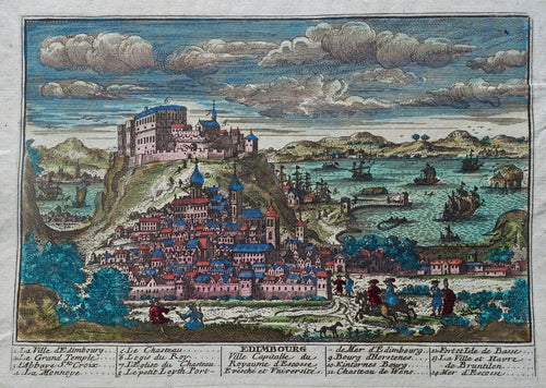 Schotland Edinburgh Scotland British Isles - J Chereau - ca 1725