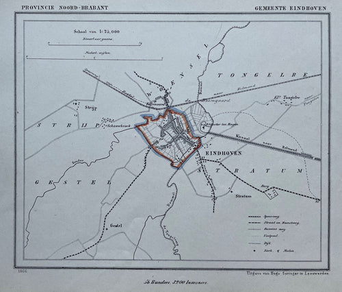 Eindhoven - J Kuijper / H Suringar - 1866