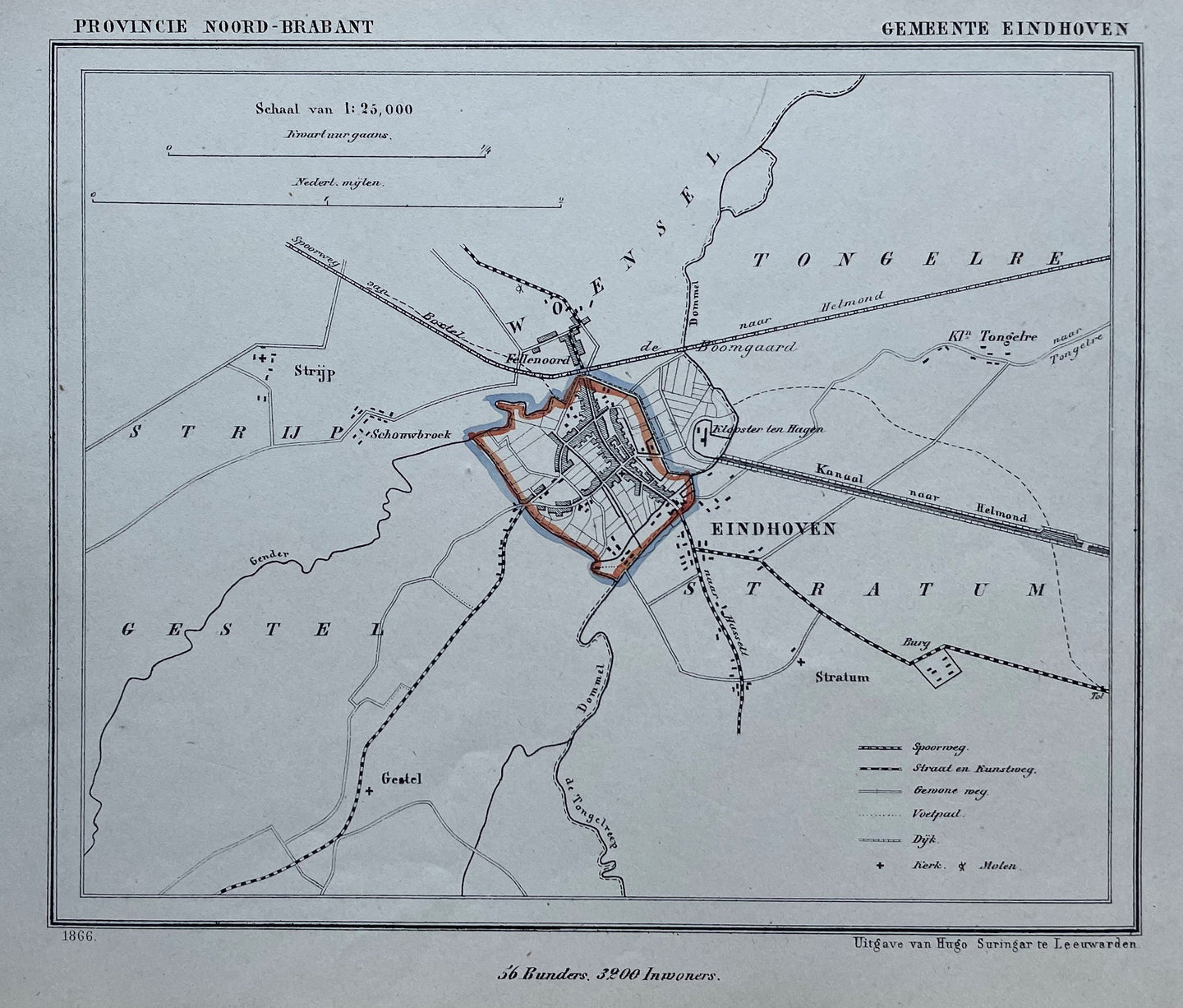 Eindhoven - J Kuijper / H Suringar - 1866